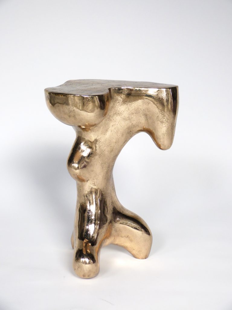 36 - Galerie-scene- ouverte-paris- Mobilier-Abel Carcamo - Side table - bronze