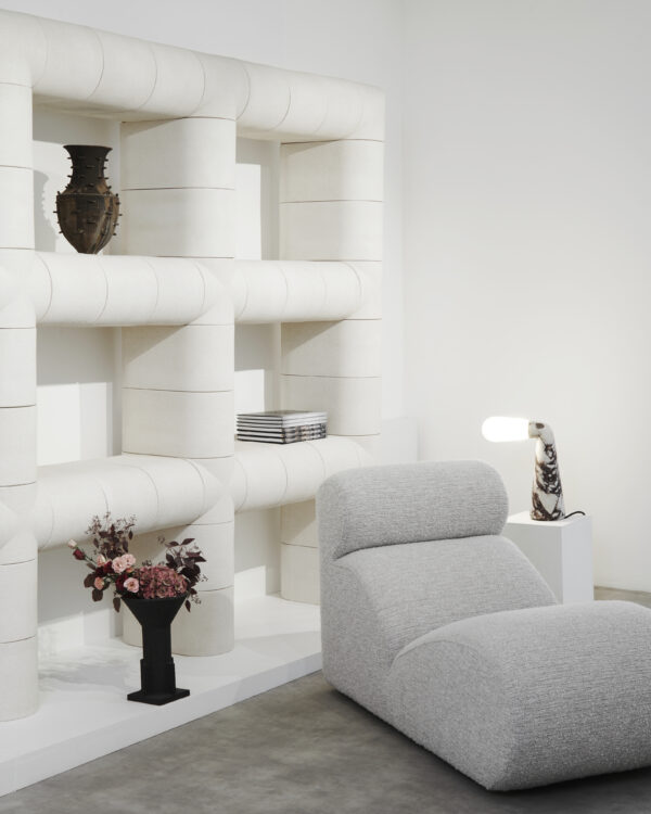 Modular Ceramic Bookshelf – Scène Ouverte